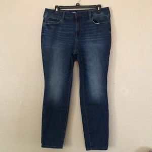 Old Navy Blue Size 12 Short Mid-Rise Skinny Jeans